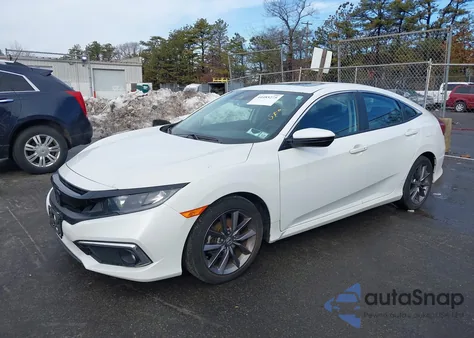 2020 Honda Civic Ex-L из США, поврежденный, VIN 19XFC1F70LE205292
